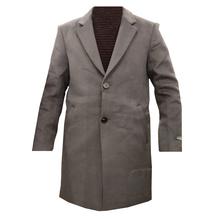 Long Woolen Coat For Men Grey In Color