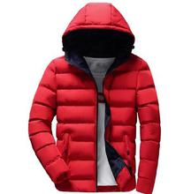 Down Fiber Parka Quilted Padded Hooded Jacket For Unisex-MJT444