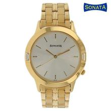 Sonata 7111YM01 Round Dial Analog Watch for Men