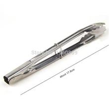 STAINLESS STEEL SALAD TONGS BBQ Kitchen Cooking Food Serving