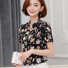 2019 summer chiffon office lady blouse women shirt fashion