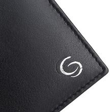 GETOREE Men's Florence Leather RFID Protected Wallet (Black)