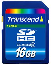 TRANSCEND SD Card 16GB