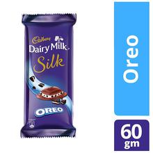 Cadbury Dairy Milk Silk Oreo Chocolate Bar-60g (Pack of 2)