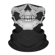 3D Skeleton Skull Seamless Magic Scarf Face Mask Fishing Cycling Ski Bandanas Outdoor Headband Tube Scarf Men Women Neck Scarves