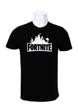 Wosa -FORTNITE logo Black T-shirt For Men