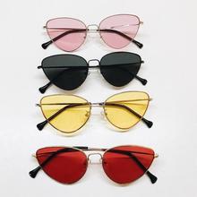 Cat eye shades with metal frame for women