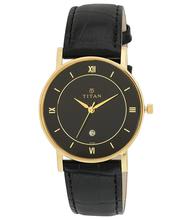 Titan Analog Black Dial Men's Watch 9162YL02