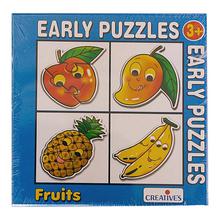 Creative Educational Aids Early Puzzles (Fruits) – Blue