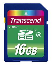 Transcend SDHC Class4 16GB Storage SD Card - (Blue)