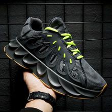 Running Shoes Men Lace-up Athletic Trainers Sports Shoes Outdoor Walking Sneakers