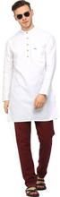 Peter England Men’s Straight Kurta – White