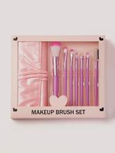 Soft Makeup Brush 8pack With PU Bag