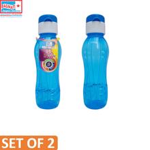 Bagmati Transparent Plastic Water Bottle - 500ml - Set of 02
