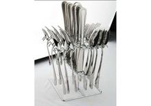 24 Piece Stainless Steel Cutlery Set with Hanging Stand