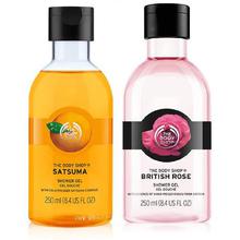 The Body Shop British Rose Shower Gel 250ml & Satsuma Shower