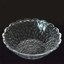 Acrylic Leaf Crystal Fruit Bowl