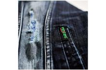 Virjeans Denim (Jeans) Stretchable Jacket For Mens (VJC 673) Dark Blue Round Neak
