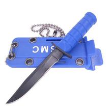 Portable Mini Necklace Blade Fruit Knife Camp Outdoor Hunt Survive Hike Edc Pocket Self Defense box letter package open opener