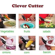 Wazdorf 2-in-1 18/10 Steel Smart Clever Cutter Kitchen Knife