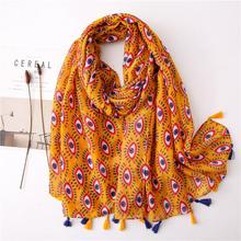 Korean Style Sun Protection Premium Printed Scarves For