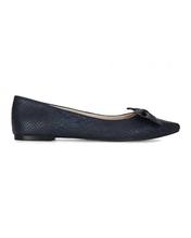 Carlton London Navy Bow Belly Shoes For Women (CLCLL-4399NVY)