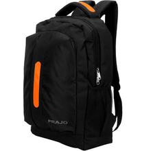 Black n Orange 20 L Laptop Backpack  (Black)