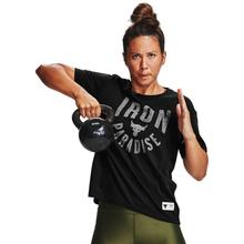 Under Armour Black Project Rock Graphic Short Sleeve T-shirt For Women 1356953-001