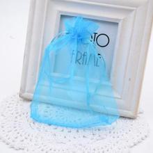 10pcs/lot 12*16cm Mariage Souvenir Organza Candy Bags 12Colors Wedding