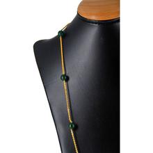 Beads (Emerald Green) Chain Necklace