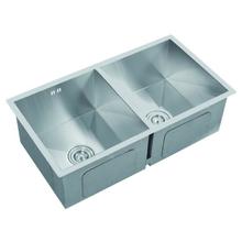 8345H Double Bowl Hand Made 304 Steel Kitchen Sinks