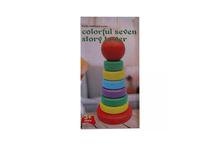 Colorful Seven Story Tower – Multicolored