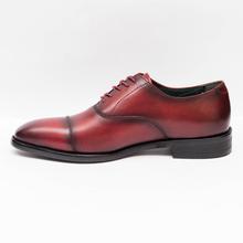 Gallant Gears Wine Red Leather Lace Up Formal Shoes For Men - (8005-1)