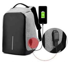 Anti-Theft Bag Pack With Usb Port