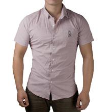 Pink Half Plain Shirt for Men