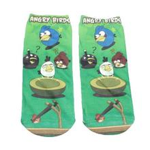 Happy Feet Pack Of 4 Angry Bird Printed Socks(3003)