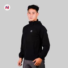 Nyptra Black Premium Windcheater Jacket For Men