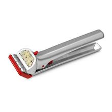 SKY Garject - Self-Cleaning Garlic Press with Peel Eject (Red)