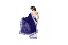 Blue Women's Saree with Blouse