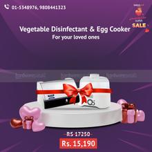Combo Deal of Vegetable Disinfectant and Egg Cooker