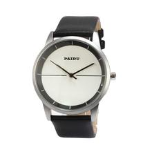 Paidu Leather Strap Analog Watch For Women