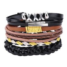 Bracelets & Bangles mens leather bracelets 2018 Pulseira Masculina Jewelry Charm Bileklik Pulseiras Boyfriend Girlfriend