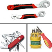 Combo Of Snap And Grip Universal Tools +  31 In 1 Screw Driver Set + Swiss Army Knife