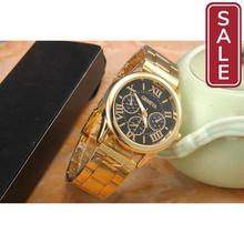SALE- 2018 New Fashion Faux Chronograph Plated Classic