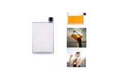 A5 Memo Paper Shaped Reusable Flat And Slim Notebook Water Bottle