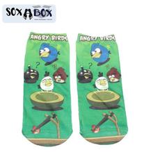 Soxabox Pack of 6 Pairs of Angry Bird Socks for Kids (SKH-9)