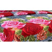 Supreme Home Collective 144 TC Microfibre Double Bedsheet with 2 Pillow Covers - Red