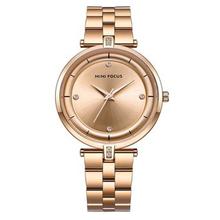 Minifocus Stainless Steel Quartz Watch For Women (Rose Gold)-MF0120L