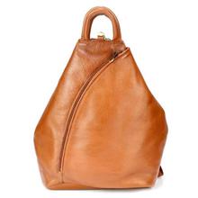 Human Fit Leather Backpack For Women- Brown (1125)