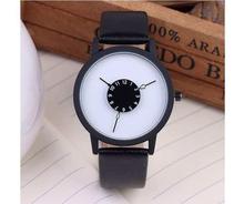 Paidu Turntable Dial Fashion Unisex Leather Band Quartz Wrist Watch